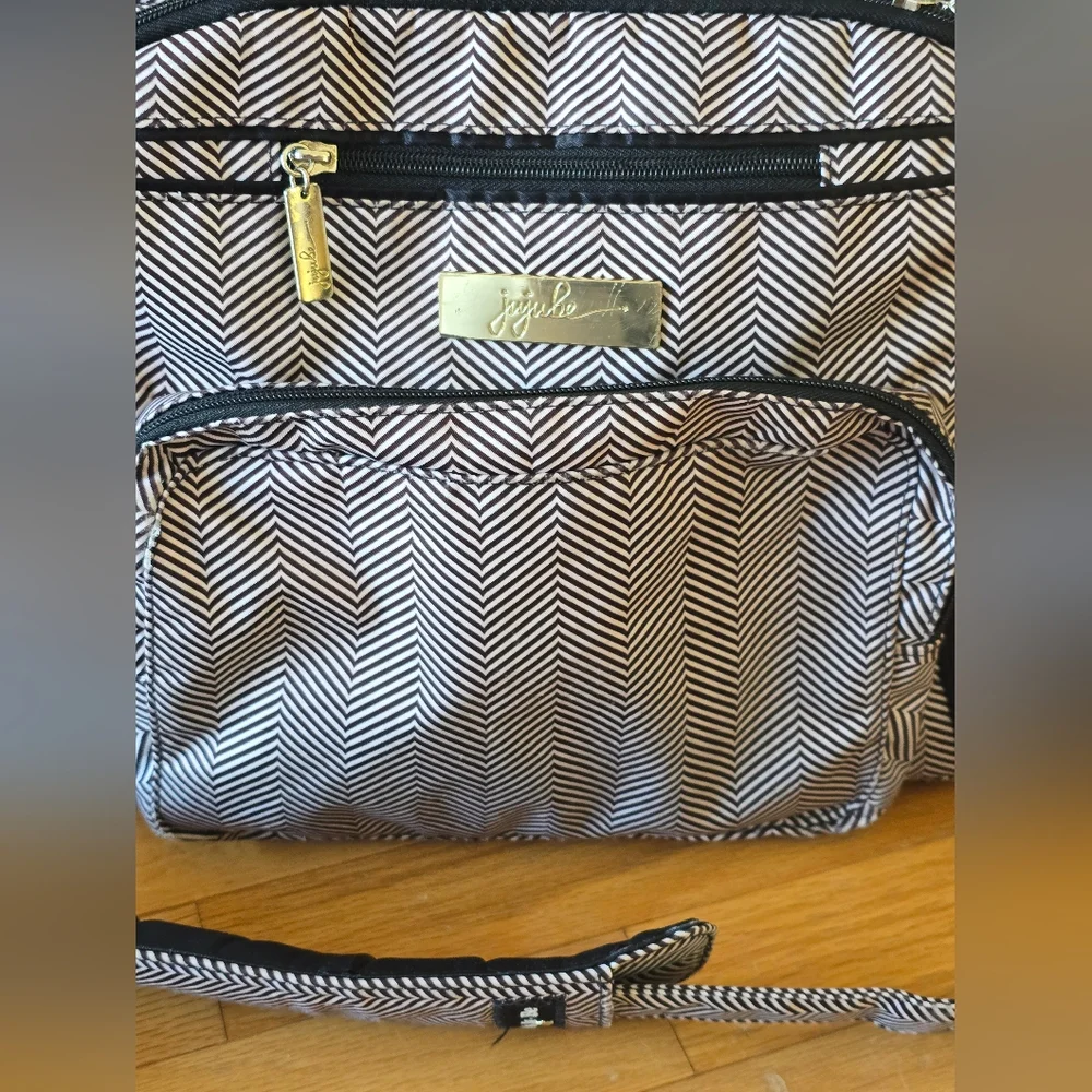 JuJuBe Diaper Bag, Travel Backpack and Large Tote with Portable Changing Pad
